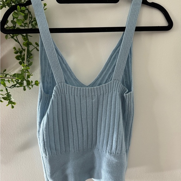 Blue knit tank - Picture 4 of 4